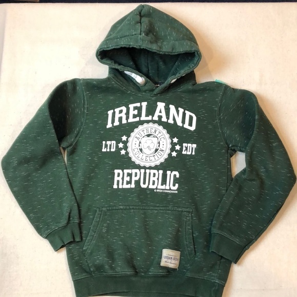 Urban Irish Green Heavy Hoodie 12-13 - Picture 1 of 5